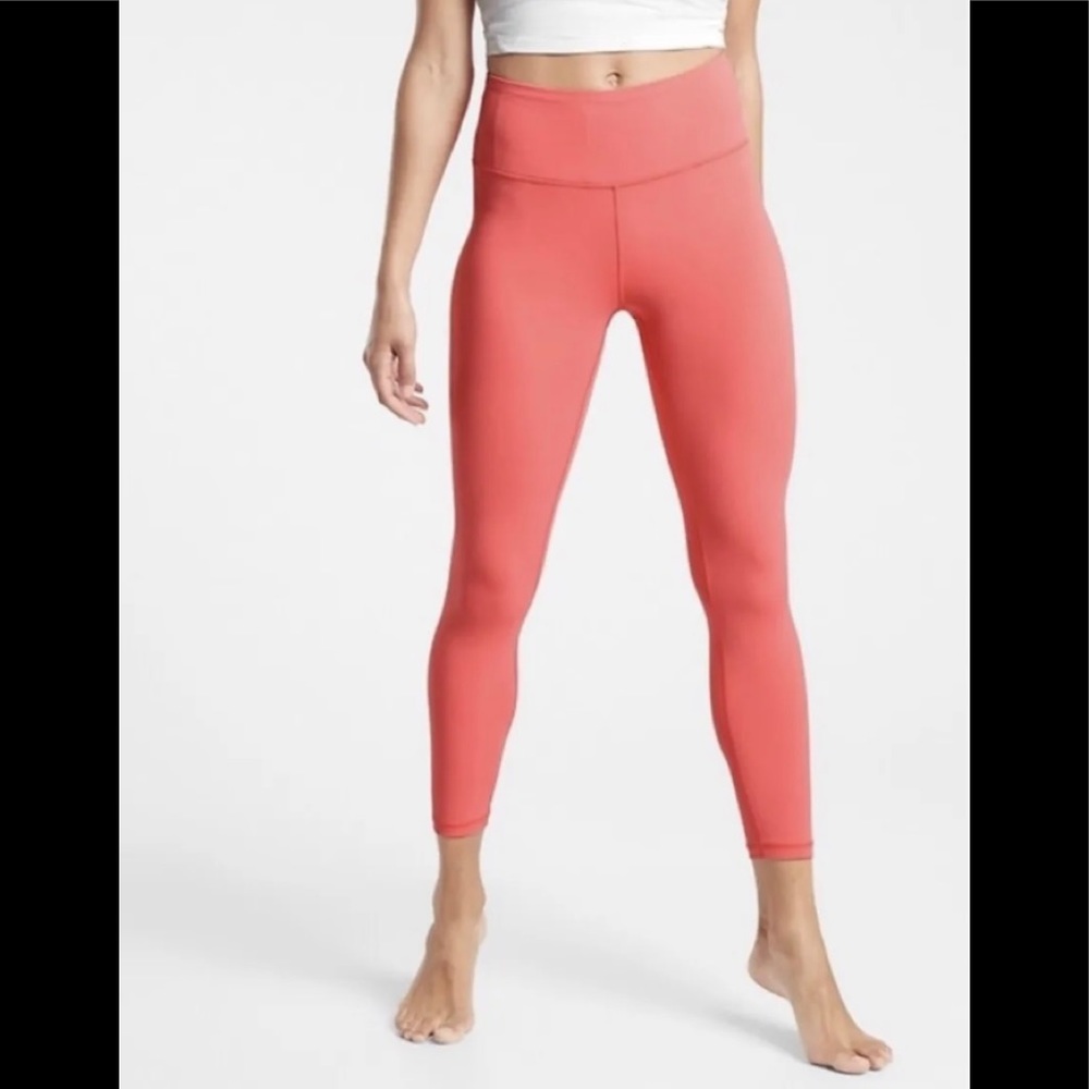 NWT-Athleta Coral Transcend 7/8 Tight, Size 2X